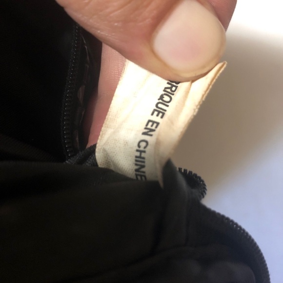 Kenneth Cole Reaction Small Black Bag Pika Dot Reflective - Picture 7 of 8